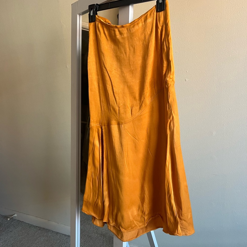Pull&Bear Elegant Orange Women's Skirt